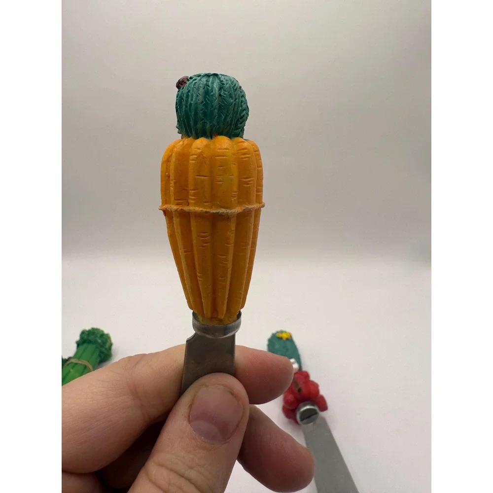 Vintage Vegetable Butter Knife Set‎ – Whimsical Garden Spreader Knives
